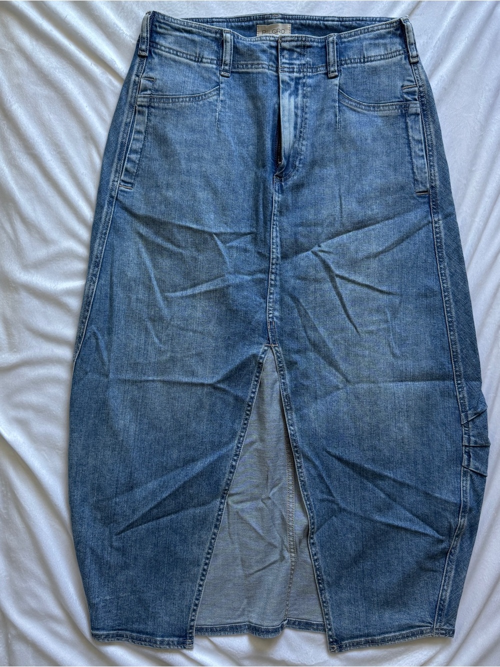 Pilcro Light Blue Denim Skirt